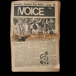 The Village Voice June 26, 1969 vintage newspaper